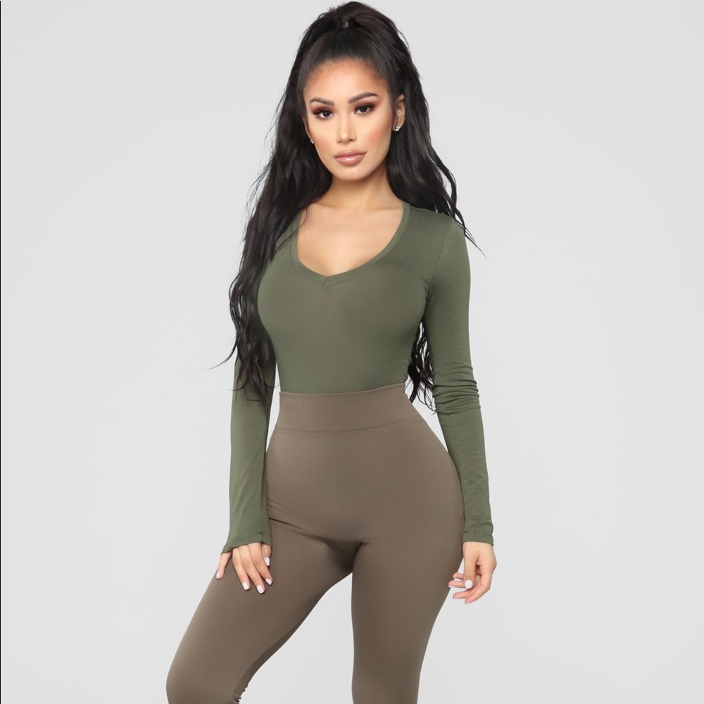 Olive tee